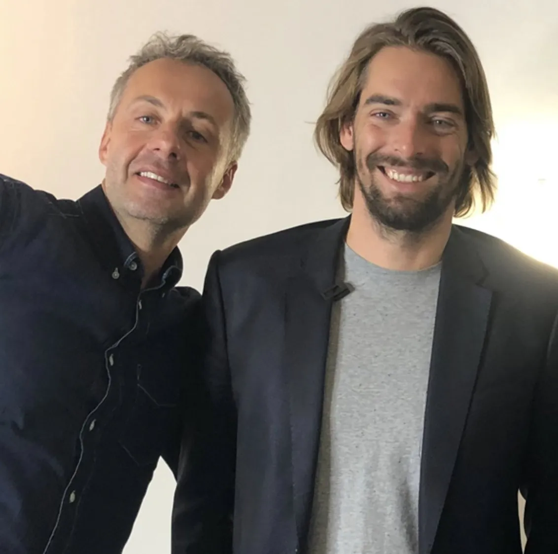 Ludovic Savariello et Camille Lacourt